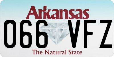 AR license plate 066VFZ