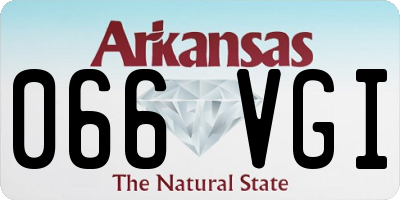 AR license plate 066VGI