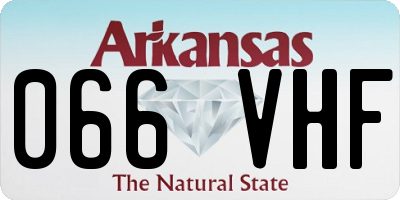 AR license plate 066VHF