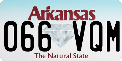 AR license plate 066VQM