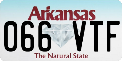 AR license plate 066VTF