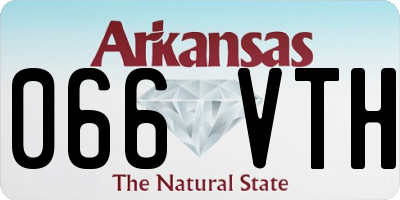 AR license plate 066VTH