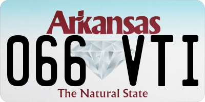 AR license plate 066VTI