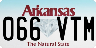 AR license plate 066VTM