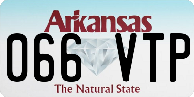 AR license plate 066VTP
