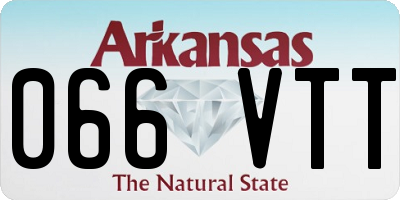 AR license plate 066VTT