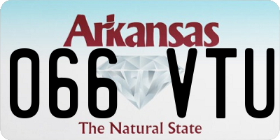 AR license plate 066VTU