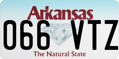AR license plate 066VTZ