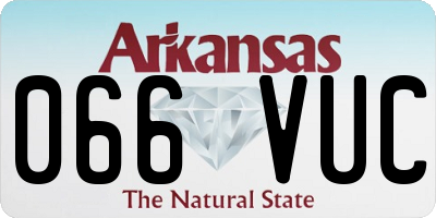 AR license plate 066VUC