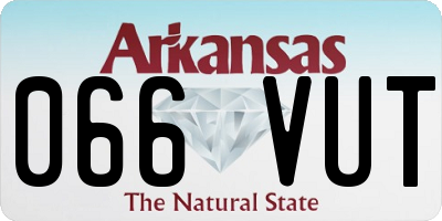 AR license plate 066VUT