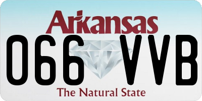 AR license plate 066VVB