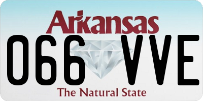 AR license plate 066VVE