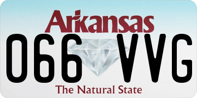 AR license plate 066VVG