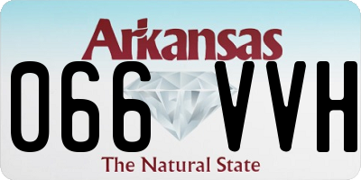 AR license plate 066VVH