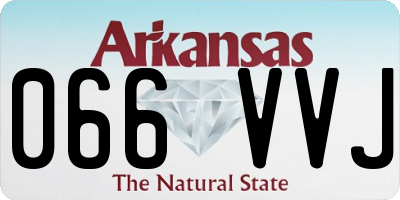 AR license plate 066VVJ