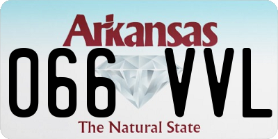 AR license plate 066VVL