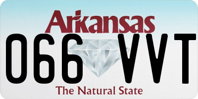 AR license plate 066VVT
