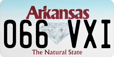 AR license plate 066VXI