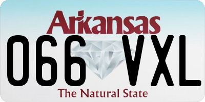 AR license plate 066VXL