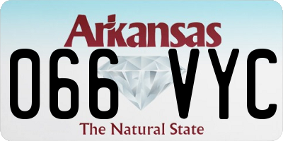 AR license plate 066VYC