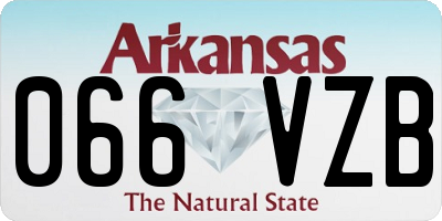 AR license plate 066VZB