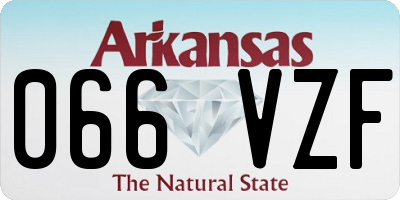 AR license plate 066VZF