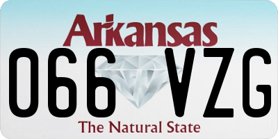 AR license plate 066VZG