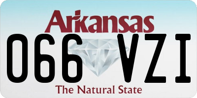 AR license plate 066VZI