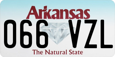 AR license plate 066VZL