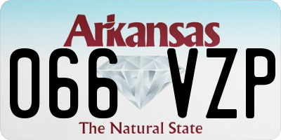 AR license plate 066VZP