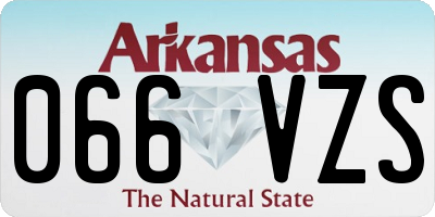 AR license plate 066VZS