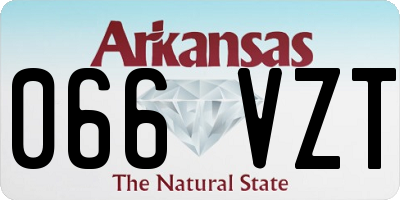 AR license plate 066VZT
