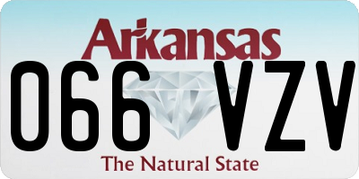 AR license plate 066VZV