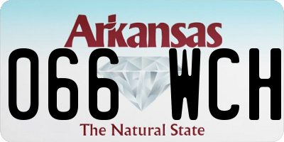 AR license plate 066WCH