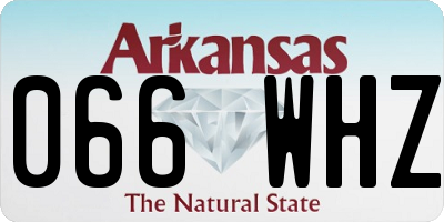 AR license plate 066WHZ