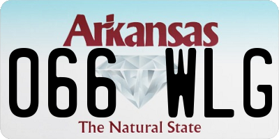 AR license plate 066WLG
