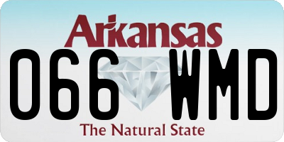 AR license plate 066WMD