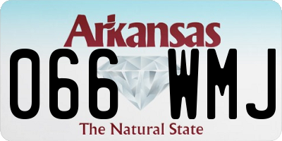 AR license plate 066WMJ