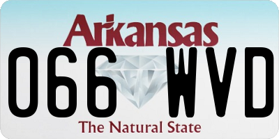 AR license plate 066WVD