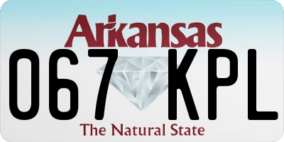 AR license plate 067KPL