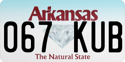 AR license plate 067KUB