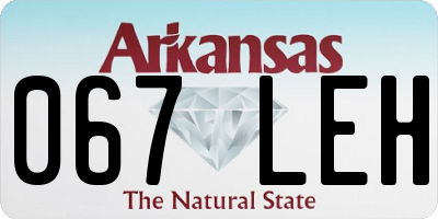 AR license plate 067LEH