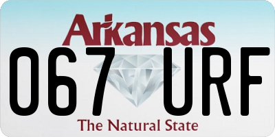 AR license plate 067URF