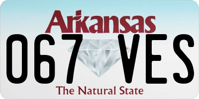 AR license plate 067VES