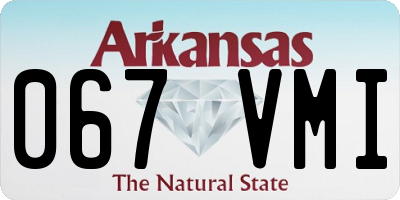 AR license plate 067VMI