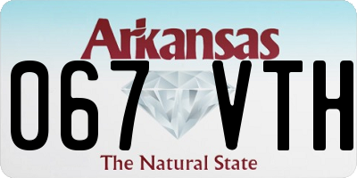 AR license plate 067VTH
