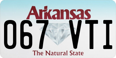 AR license plate 067VTI