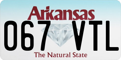 AR license plate 067VTL