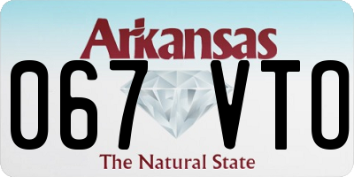 AR license plate 067VTO