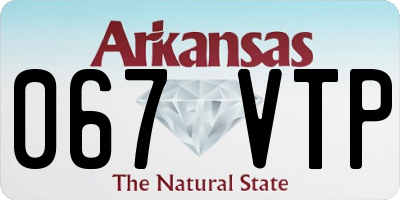 AR license plate 067VTP